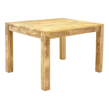Mesa de comedor MANU 120x90 cm madera maciza/árbol de mango