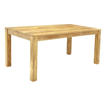 Mesa de comedor MANU 200x90 cm madera maciza/árbol de mango