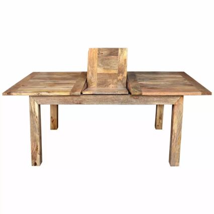 Mesa de comedor plegable HINA 180x90 cm madera maciza/árbol de mango