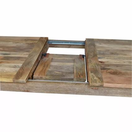 Mesa de comedor plegable HINA 180x90 cm madera maciza/árbol de mango