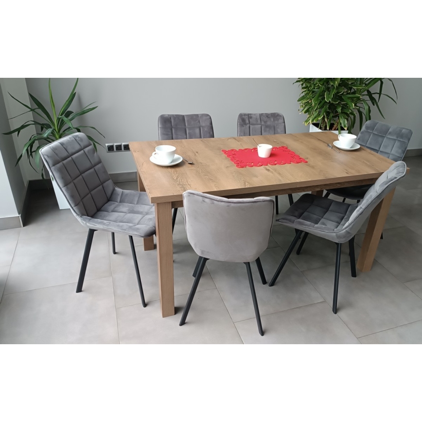 Mesa de comedor plegable LIAM roble