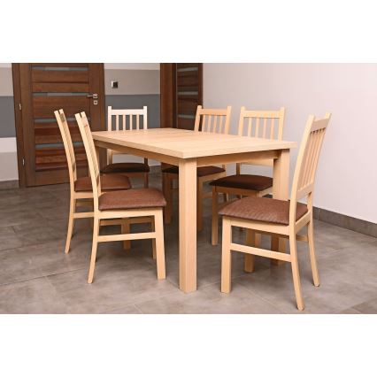 Mesa de comedor plegable LIAM roble sonoma