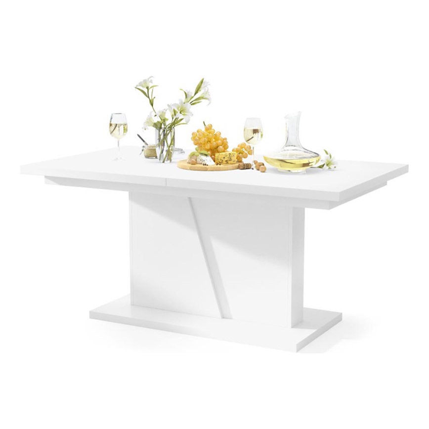 Mesa de comedor plegable NINO blanco