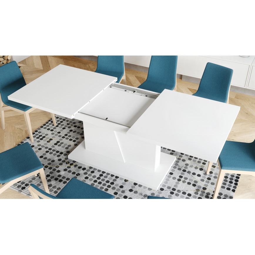 Mesa de comedor plegable NINO blanco
