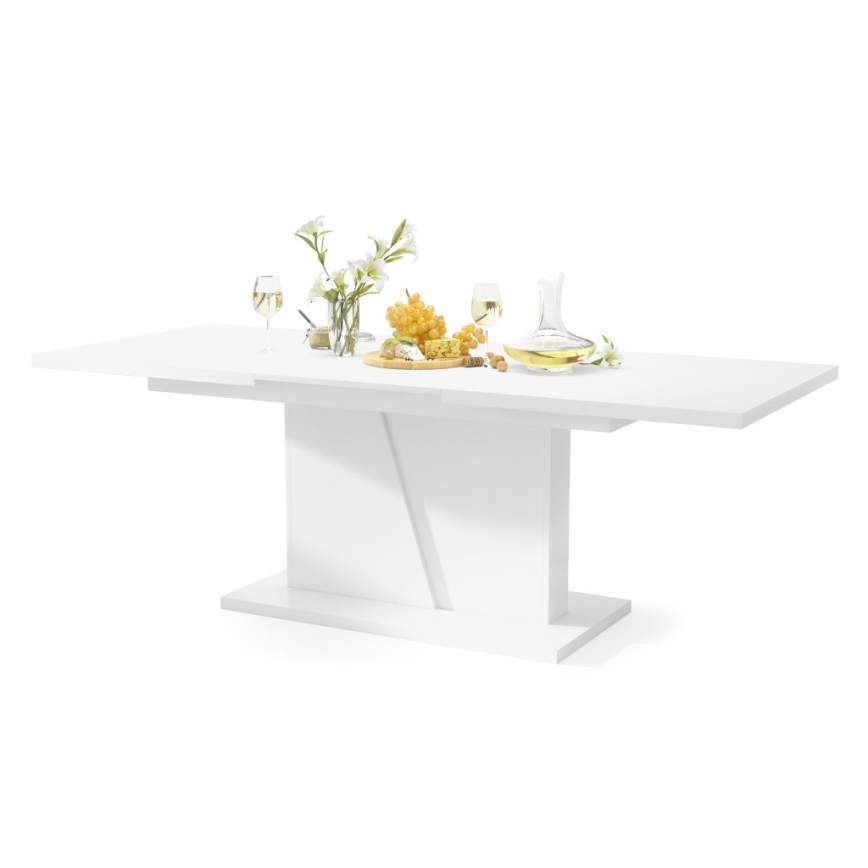 Mesa de comedor plegable NINO blanco
