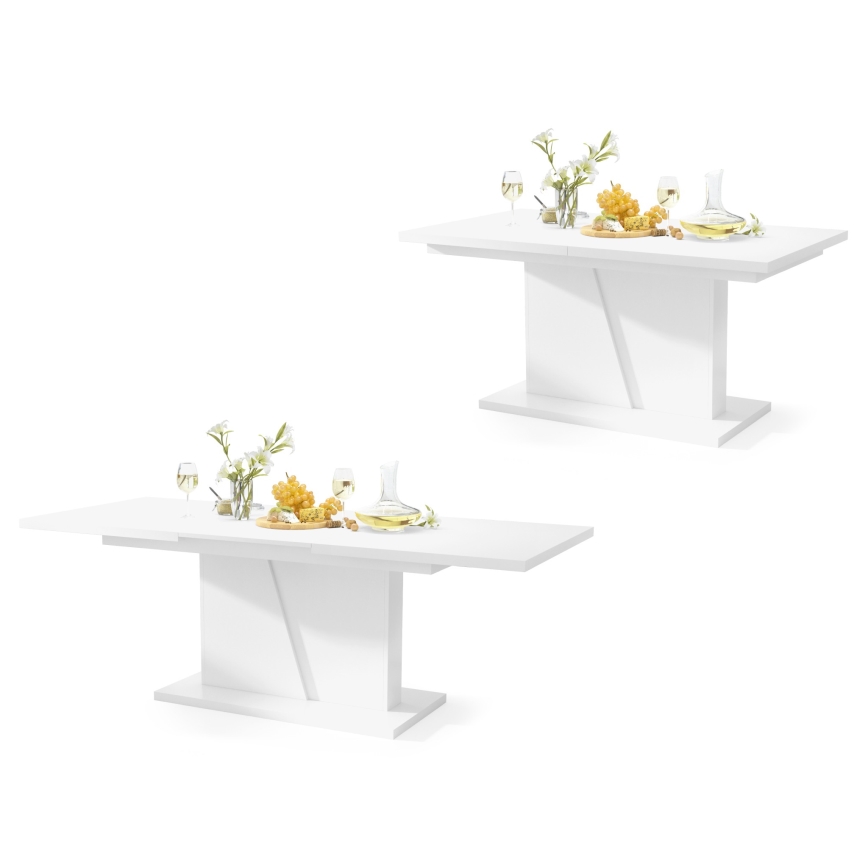 Mesa de comedor plegable NINO blanco