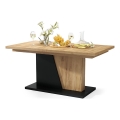 Mesa de comedor plegable NINO roble/negro