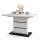 Mesa de comedor plegable PAOLO blanco/negro