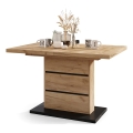 Mesa de comedor plegable PAOLO roble/negro