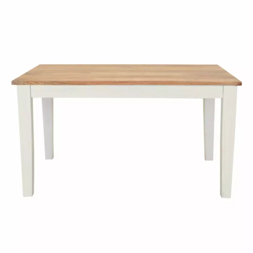 Mesa de comedor RETRO 140x90 cm madera maciza/árbol de mango