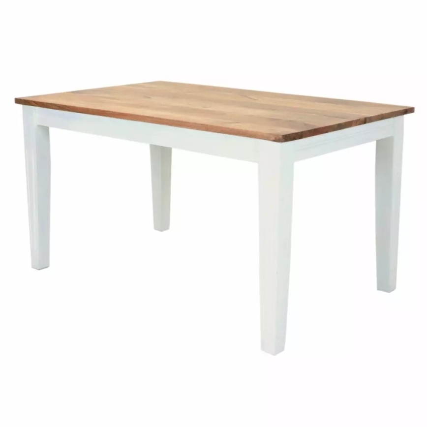 Mesa de comedor RETRO 140x90 cm madera maciza/árbol de mango