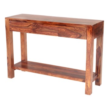 Mesa de consola GANI 76x130 cm madera maciza/palisandro