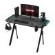 Mesa de juego FALCON con retroiluminación LED RGB 116x60 cm negro