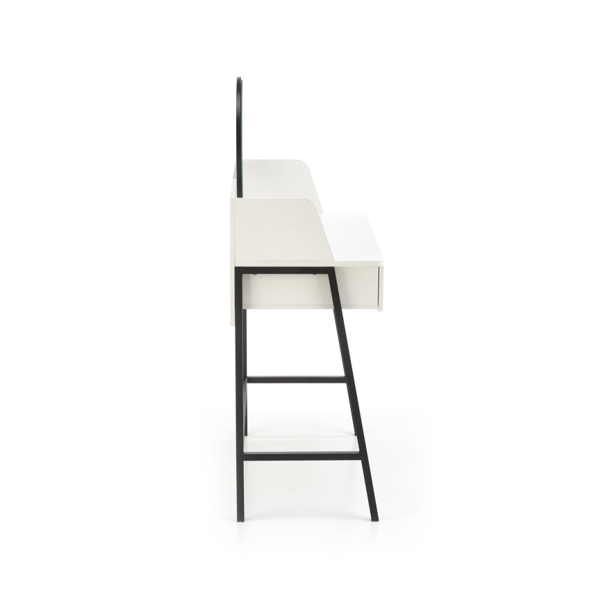 Mesa de tocador AGNES 120x80 cm blanco/negro