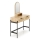 Mesa de tocador CARMEN 136x104 cm beige/negro