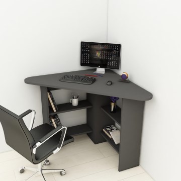 Mesa de trabajo CORNER 73,8x80 cm antracita