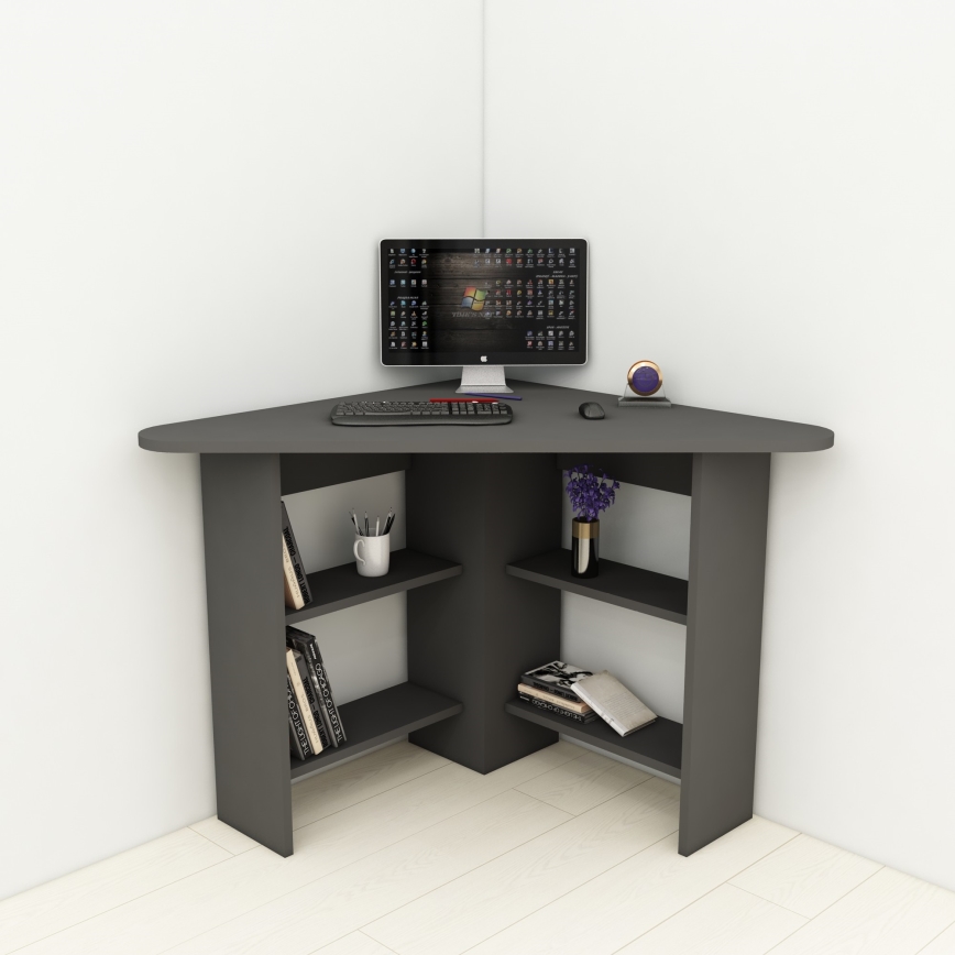 Mesa de trabajo CORNER 73,8x80 cm antracita