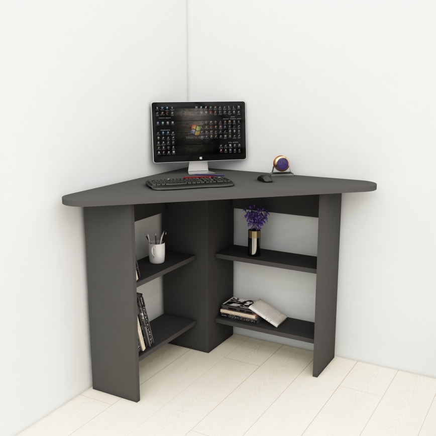 Mesa de trabajo CORNER 73,8x80 cm antracita