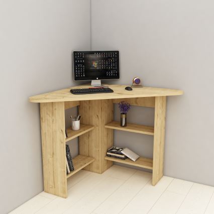 Mesa de trabajo CORNER 73,8x80 cm roble zafiro
