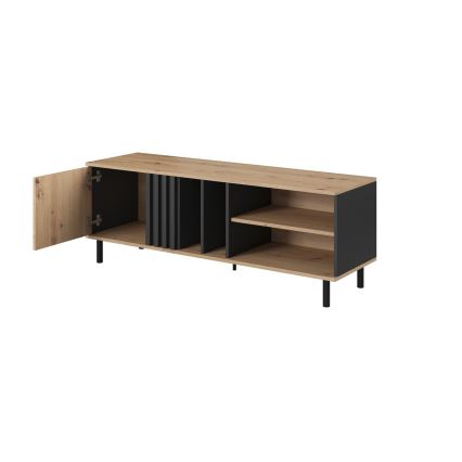 Mesa de TV BADIA roble/antracita