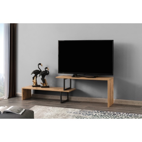 Mesa de TV OVIT 44x153 cm marrón/negro