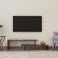 Mesa de TV OVIT 45x120 cm antracita/negro