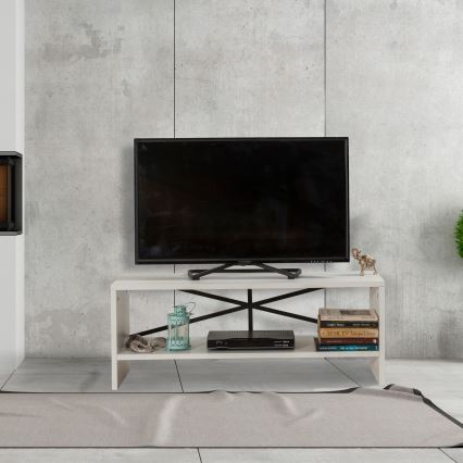 Mesa de TV ROZI 45x90 cm blanco