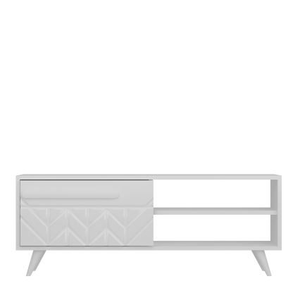 Mesa de TV VENEDIK 43,7x120 cm blanco