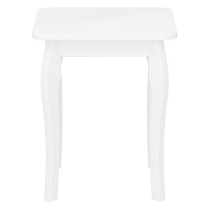 Mesa plegable BAROQUE 45,6x39 cm blanco