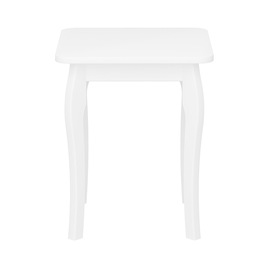 Mesa plegable BAROQUE 45,6x39 cm blanco