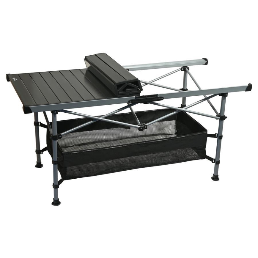Mesa plegable de camping 123x55cm antracita