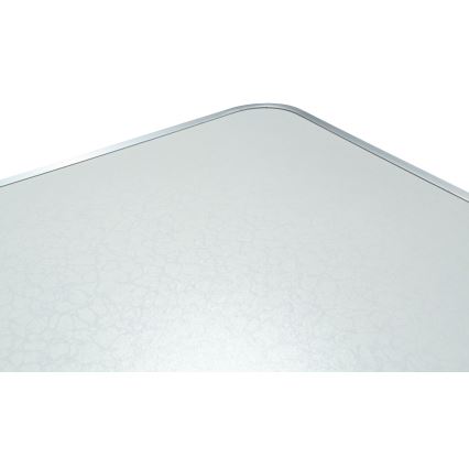 Mesa plegable de camping + 4x silla blanco/cromo mate