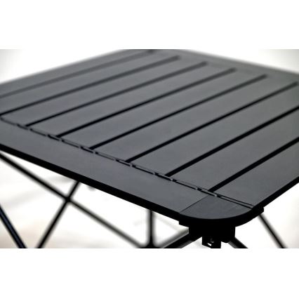 Mesa plegable de camping 52x52cm antracita