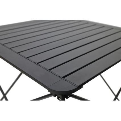 Mesa plegable de camping 70x70cm antracita