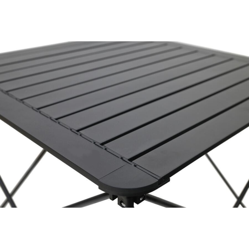 Mesa plegable de camping 70x70cm antracita