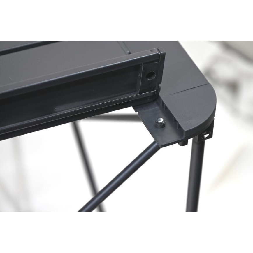 Mesa plegable de camping 70x70cm antracita