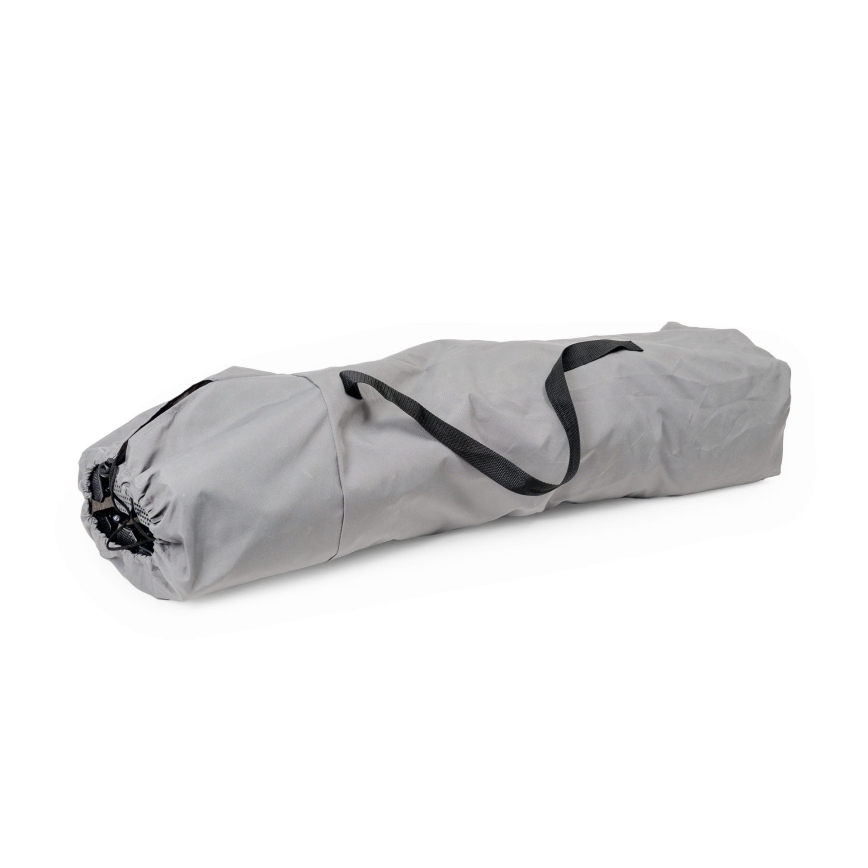 Mesa plegable de camping + silla gris/azul