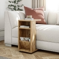 Mesa plegable FILINTA 63x40 cm marrón