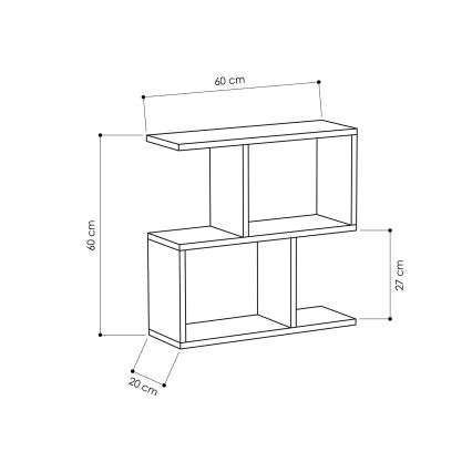 Mesa plegable MANIA 60x60 cm blanco