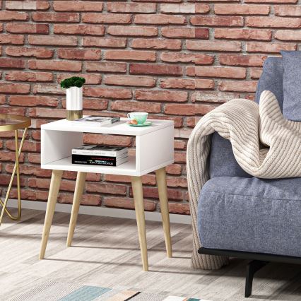 Mesa plegable MIKA 59x45 cm blanco