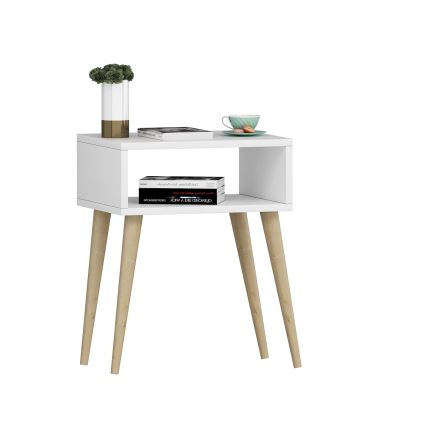 Mesa plegable MIKA 59x45 cm blanco