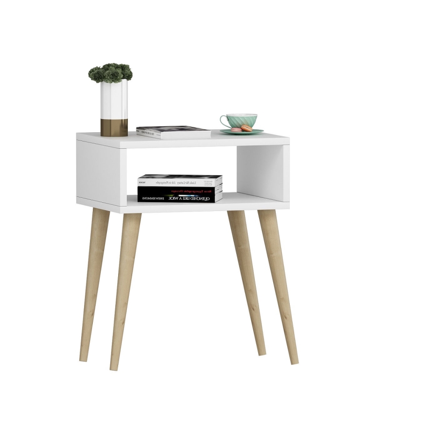 Mesa plegable MIKA 59x45 cm blanco