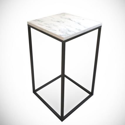 Mesa plegable PURE 62x35 cm blanco/negro