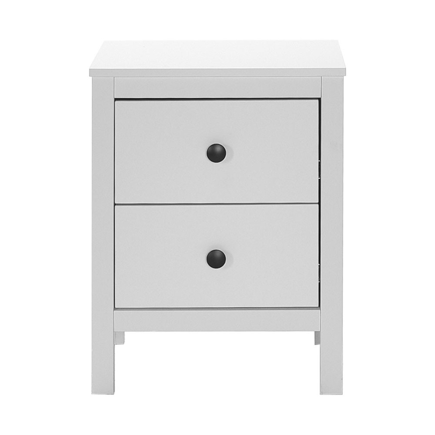 Mesita de noche 61x46 cm blanco
