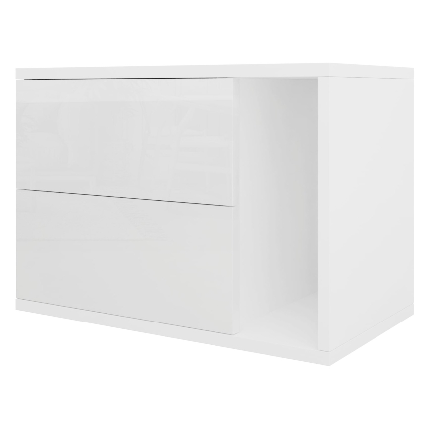 Mesita de noche BECE 40x57 cm blanco