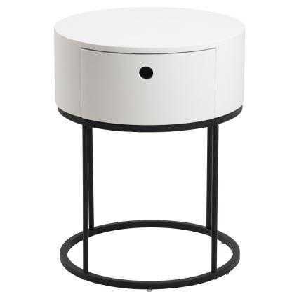 Mesita de noche COLUM blanco