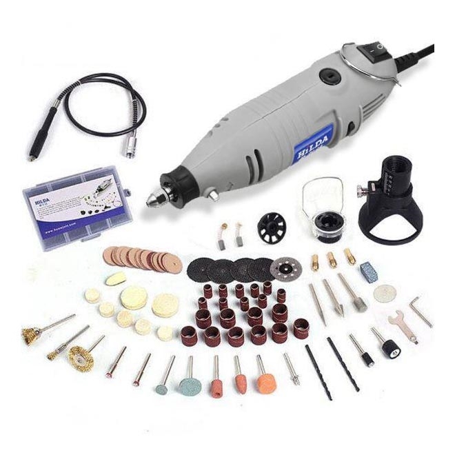Mini taladro con accesorios 150W/230V