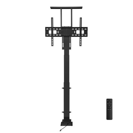 MK FLORIA MKF-19DM648 - Soporte de suelo para TV 37-65" negro + control remoto