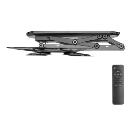 MK FLORIA MKF-20DM444 - Soporte inteligente de techo para TV 55" negro Wi-Fi TUYA + control remoto
