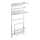 MK FLORIA MKF-21MG02W - Organizador magnético 67,5x31 cm blanco